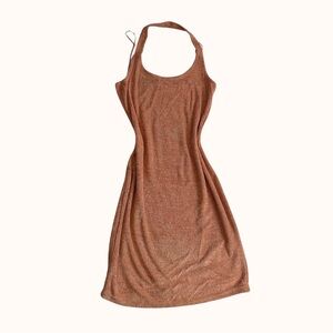 Meshki bodycon halter dress